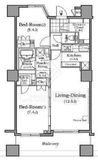 ザ・レジデンス本牧横浜ベイサイド 4階 間取り図