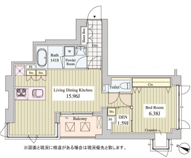 カーサアルボーレ 202 間取り図