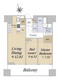 麻布台ヒルズレジデンスB 19階 間取り図