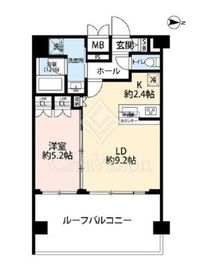 プレール・ドゥーク本所吾妻橋3 7階 間取り図
