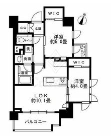 クリオラベルヴィ市ヶ谷 1階 間取り図