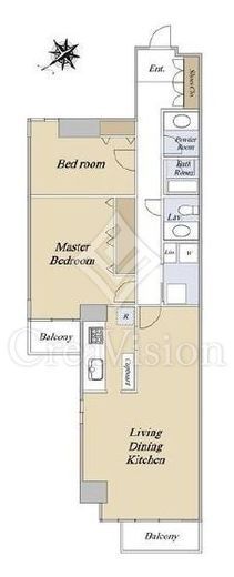 六番町ガーデン 5階 間取り図