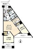 クレッセント国立ディアナプレイス 4階 間取り図