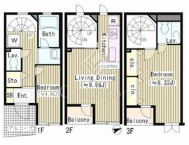 ベルメゾン 103 間取り図