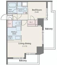 レグノ・グランデ一番町タワー 12階 間取り図