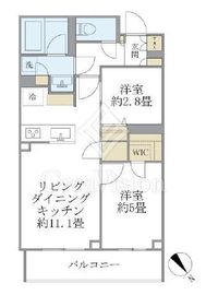 La Perla Meguro-HigashiyamaⅡ 201 間取り図