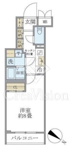 ビューテラス茗荷谷 301 間取り図