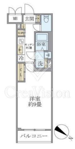ビューテラス茗荷谷 102 間取り図