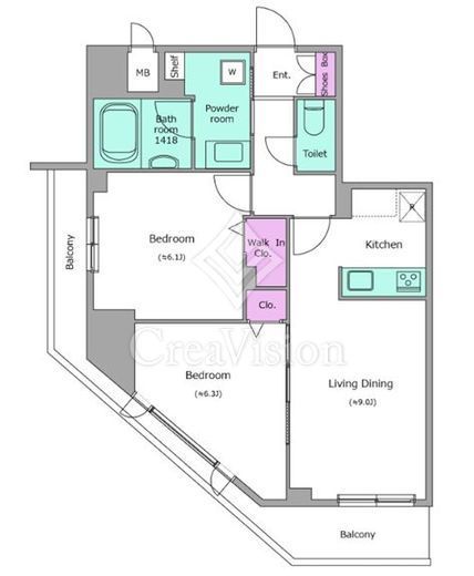 URBANLINKときわ台（アーバンリンクときわ台） 201 間取り図