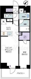 オープンレジデンシア新宿ザ・ハウス 5階 間取り図