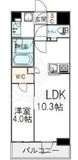 オープンレジデンシア新宿ザ・ハウス 1階 間取り図