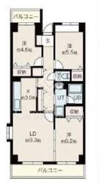 目黒本町マンション 706 間取り図