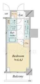 ドゥーエ新横浜 503 間取り図