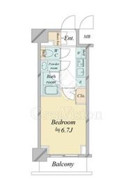 ドゥーエ新横浜 507 間取り図