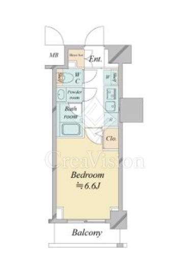 ドゥーエ新横浜 510 間取り図