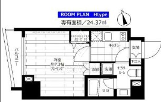 ステージファースト上落合 4階 間取り図
