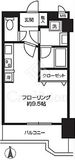 シャルムコート新宿ステーションパレス 12階 間取り図