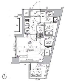 RELUXIA TERRACE横濱吉野町 (リルシアテラス横濱吉野町) 9階 間取り図
