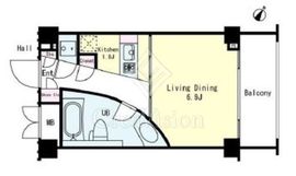シンシア三軒茶屋レジデンスカフェ 4階 間取り図