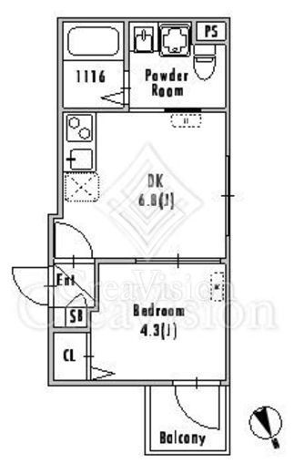 GRAN PASEO下北沢Ⅲ (グランパセオ下北沢3) 304 間取り図