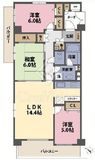 ファミール明大前 3階 間取り図