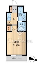HF関内レジデンス 503 間取り図