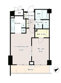 パークプレイス三田 504 間取り図