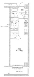 プライムアーバン豊洲 113 間取り図