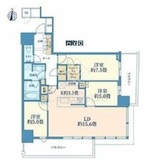 パークタワー晴海 32階 間取り図