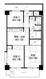 キャッスルマンションヨコハマ高島台 101 間取り図