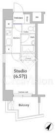 クレアシオン六本木 7階 間取り図