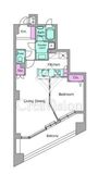 レジディア学芸大学 403 間取り図