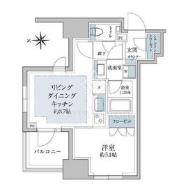 リビオレゾン三田 7階 間取り図