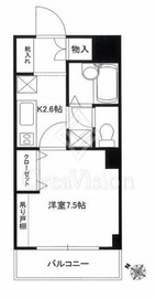 ヴィンテージ中目黒 2階 間取り図