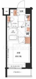 エストゥルース横浜吉野町Ⅱ 104 間取り図
