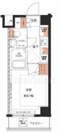 エストゥルース横浜吉野町Ⅱ 604 間取り図