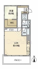 学芸大スカイスクレーパー 10階 間取り図