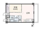 早稲田鶴巻マンション 5階 間取り図