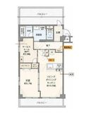 ライオンズマンション早稲田第2 4階 間取り図