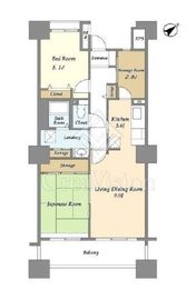 晴海アーバンプラザ 1109 間取り図