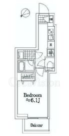 AZEST関内 1106 間取り図