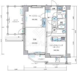 ARCOBALENO KAMEIDOⅡ (アルコバレーノ亀戸Ⅱ) 5階 間取り図