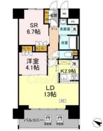 リーラ横浜川和町 605 間取り図