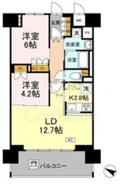 リーラ横浜川和町 610 間取り図
