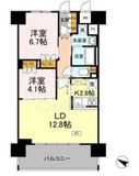 リーラ横浜川和町 806 間取り図