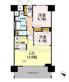 リーラ横浜川和町 807 間取り図
