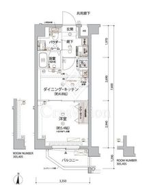 ARCOBALENO KAMEIDOⅡ (アルコバレーノ亀戸Ⅱ) 2階 間取り図
