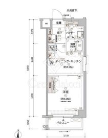 ARCOBALENO KAMEIDOⅡ (アルコバレーノ亀戸Ⅱ) 3階 間取り図
