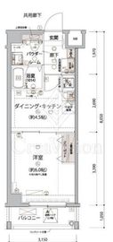 ARCOBALENO KAMEIDOⅡ (アルコバレーノ亀戸Ⅱ) 4階 間取り図