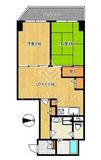 ライオンズマンション吾妻橋 4階 間取り図